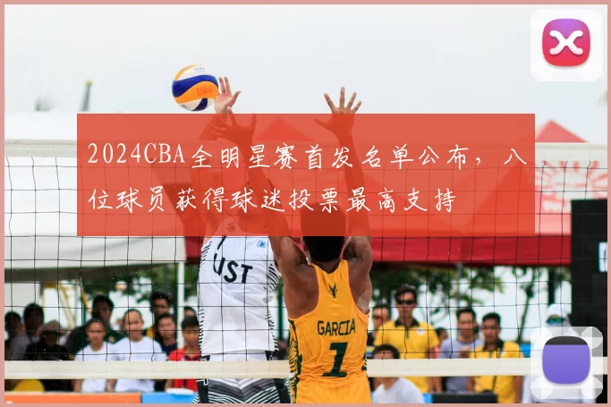 2024CBA全明星赛首发名单公布，八位球员获得球迷投票最高支持
