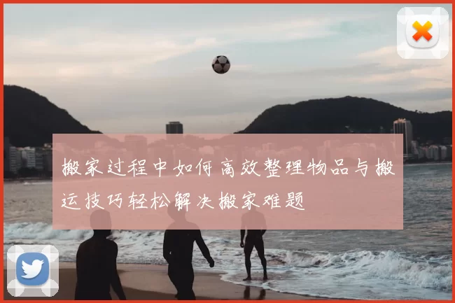 搬家过程中如何高效整理物品与搬运技巧轻松解决搬家难题