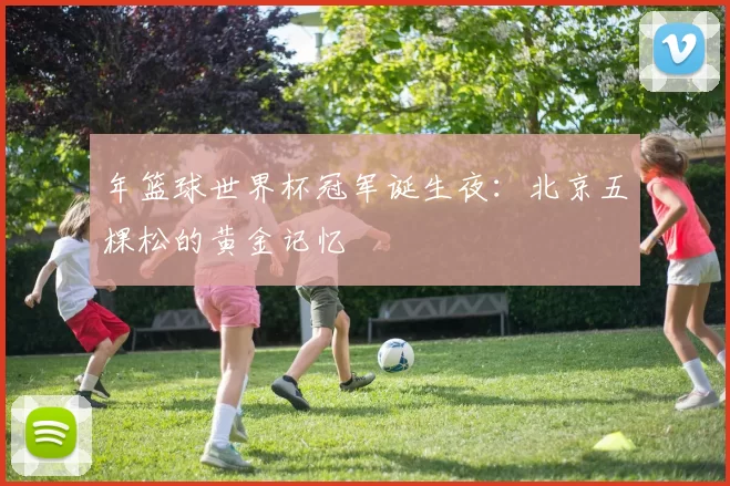 年篮球世界杯冠军诞生夜:北京五棵松的黄金记忆